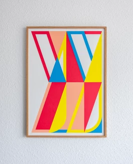 Kitra Screenprint Abstract Art Hardedge Art Berlin 