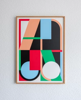 Kitra Screenprint Abstract Art Hardedge Art Berlin 